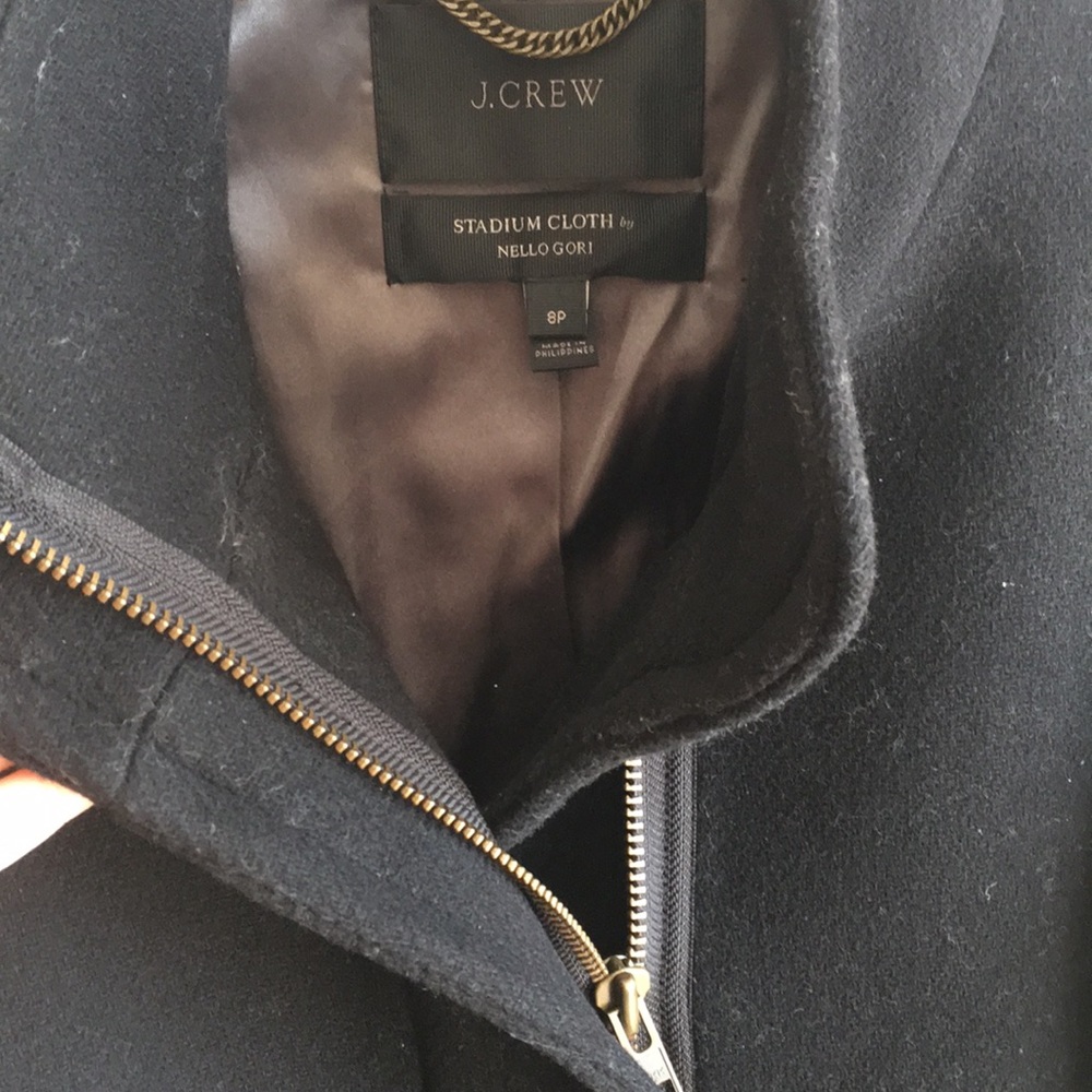 J. Crew Cocoon Coat in Stadium-Cloth Wool - Picture 4 of 7